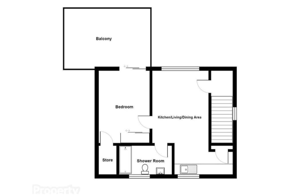 Skippingstone Beach Loft With Amazing Sea Views Bangor Eksteriør billede